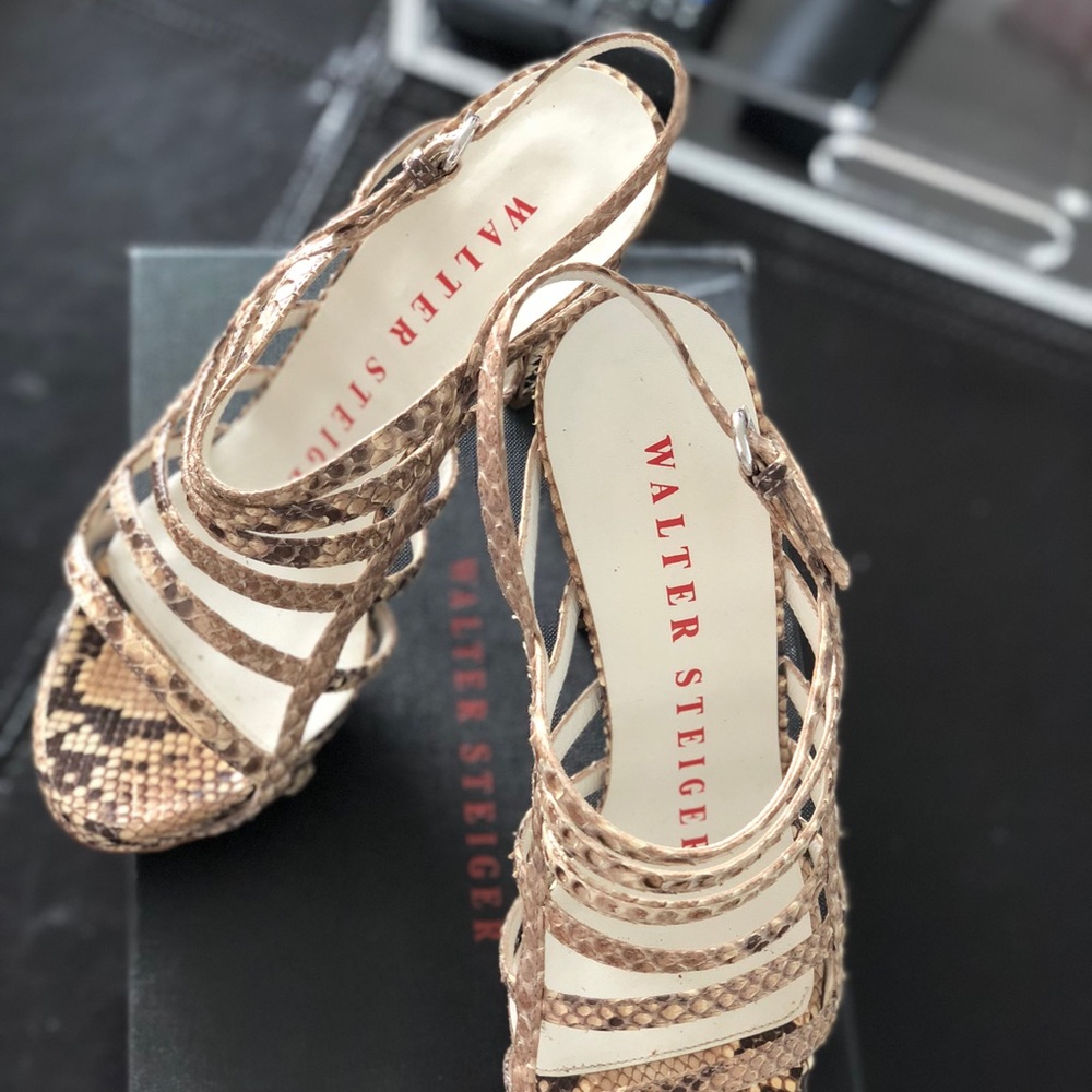 Animal print Sandal Heels